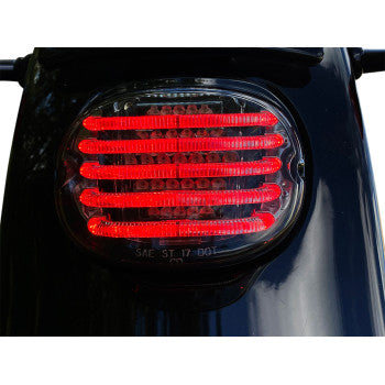 CUSTOM DYNAMICS 2010-1417 PB-TL-INT-TW-S ProBEAM® Integrated Low Profile LED Taillights with Auxiliary Turn Signals - Top Window - Smoke Lens