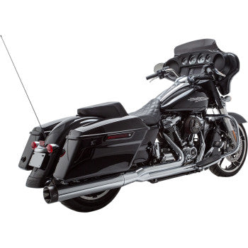 S&S Cycle Sidewinder 2-Into-1 Exhaust System - 550-0728 For Harley Touring 2017-2026