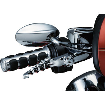 KURYAKYN 0630-0452 6227 ISO®-Grips for Harley - Chrome