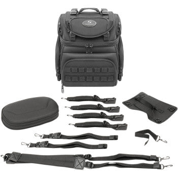 SADDLEMEN 3515-0207 BR1800 Tactical Sissy Bar Bag