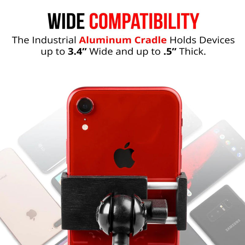TACKFORM Enduro Series™ Phone Mount | Quick Clamp Bar Mount | 1"/25mm/B-Sized Ball