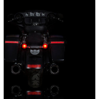 CUSTOM DYNAMICS 2020-1573 PB-RR-1157 ProBEAM Red LED Turn Signals with Red Lenses- 1157 Bases - Red