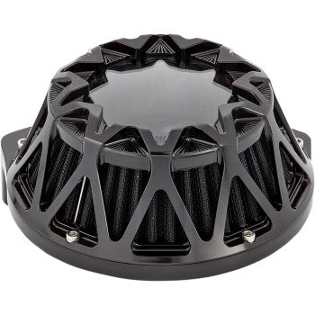 Arlen Ness Crossfire Breather Air Cleaner - 600-042 For Harley Motorcycles 2017-2025
