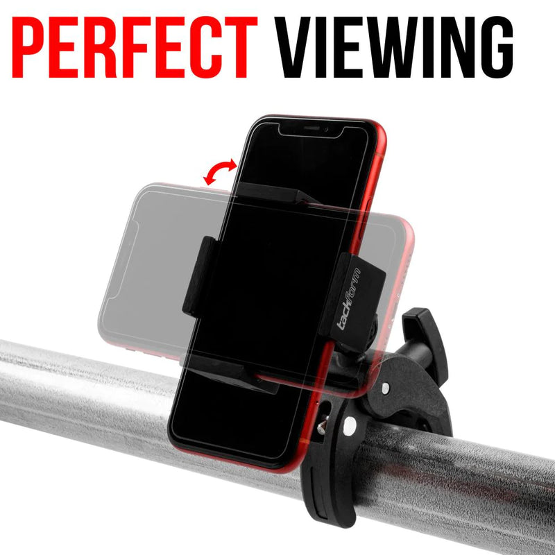 TACKFORM Enduro Series™ Phone Mount | Quick Clamp Bar Mount | 1"/25mm/B-Sized Ball