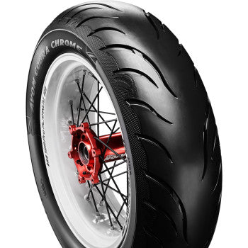 AVON 0306-0646 2120295 Cobra Chrome Reinforced Tire - AV92 - 150/80B16 - Whitewall