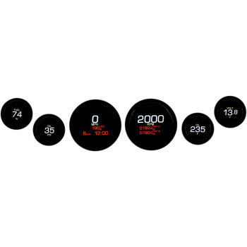Dakota Digital Gauge Kit - MLX-8604-K For Harley Touring 2004-2013