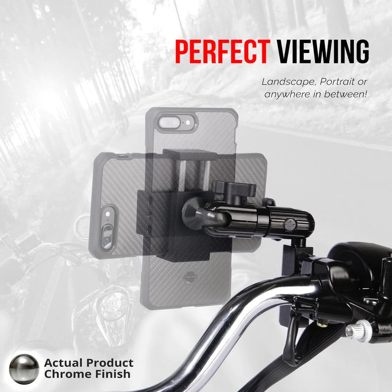 TACKFORM Brake/Clutch/Perch Phone Mount | Chrome
