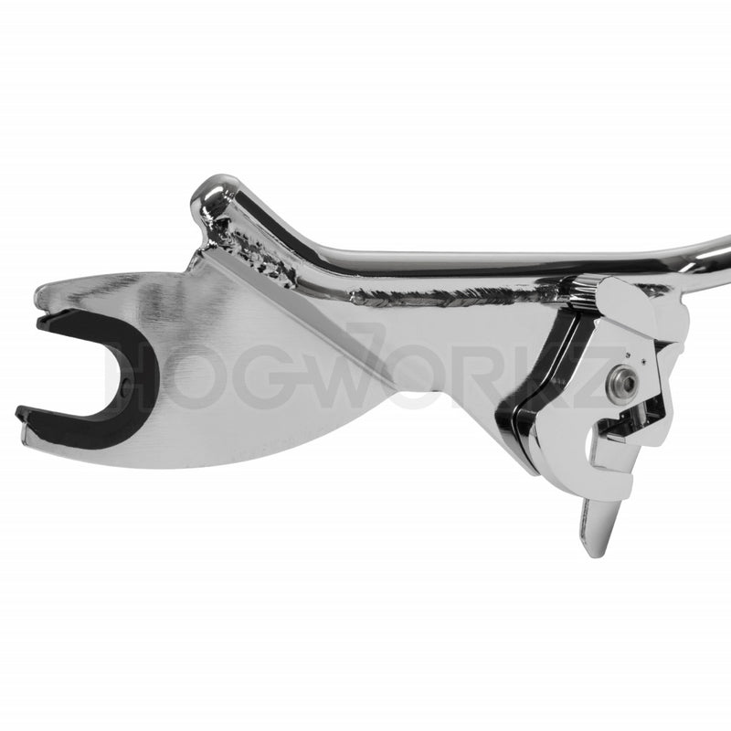 Hogworkz Harley Touring Chrome Detachable Shorty Sissy Bar Backrest - HW157211 For Harley Motorcycles 2009-2026