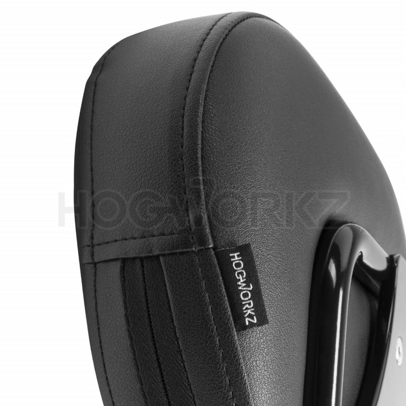 Hogworkz Harley Touring Black Detachable Tall Boy Sissy Bar Backrest - HW157122 For Harley Motorcycles 2009-2026