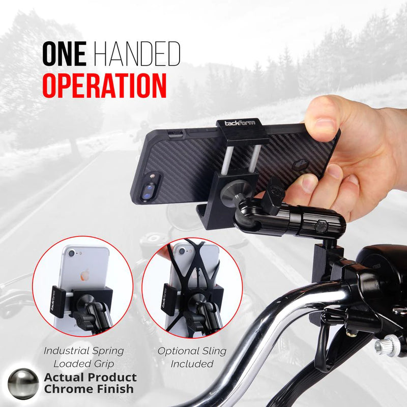TACKFORM Brake/Clutch/Perch Phone Mount | Chrome