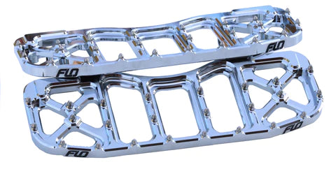 FLO MOTORSPORTS V5 BAGGER / TOURING HARLEY FLOOR BOARDS - CHROME