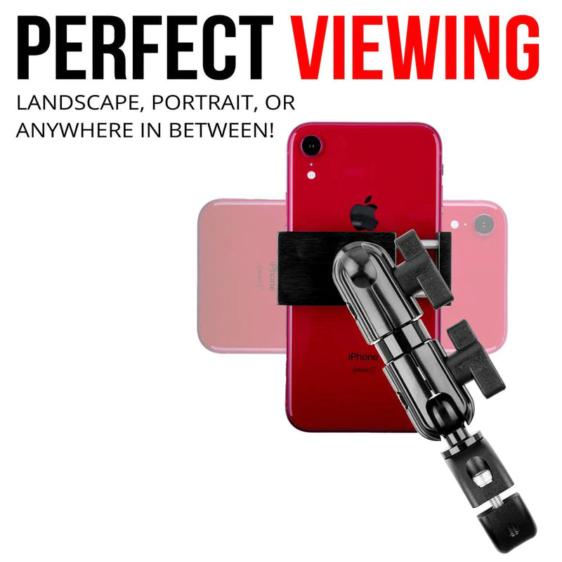 TACKFORM Phone Mount for 7/8"-1-1/4" Handlebars - Black