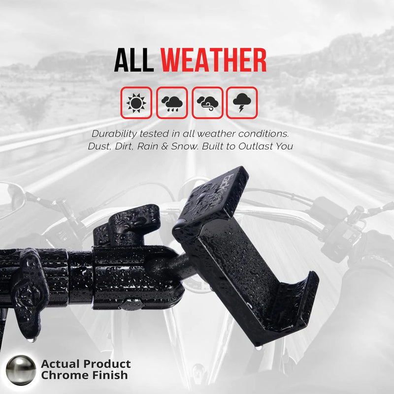 TACKFORM Brake/Clutch/Perch Phone Mount | Chrome