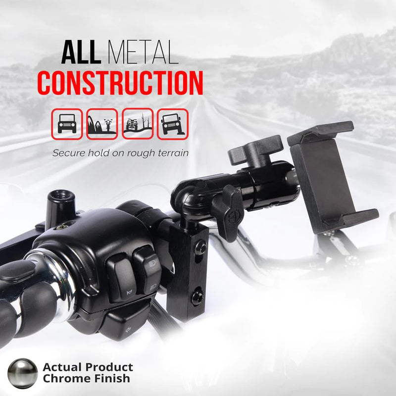 TACKFORM Brake/Clutch/Perch Phone Mount | Chrome
