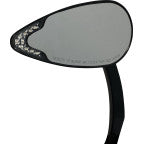 (OPEN BOX)  CUSTOM DYNAMICS 0640-1457 CD-MIRROR Black - Amber/White