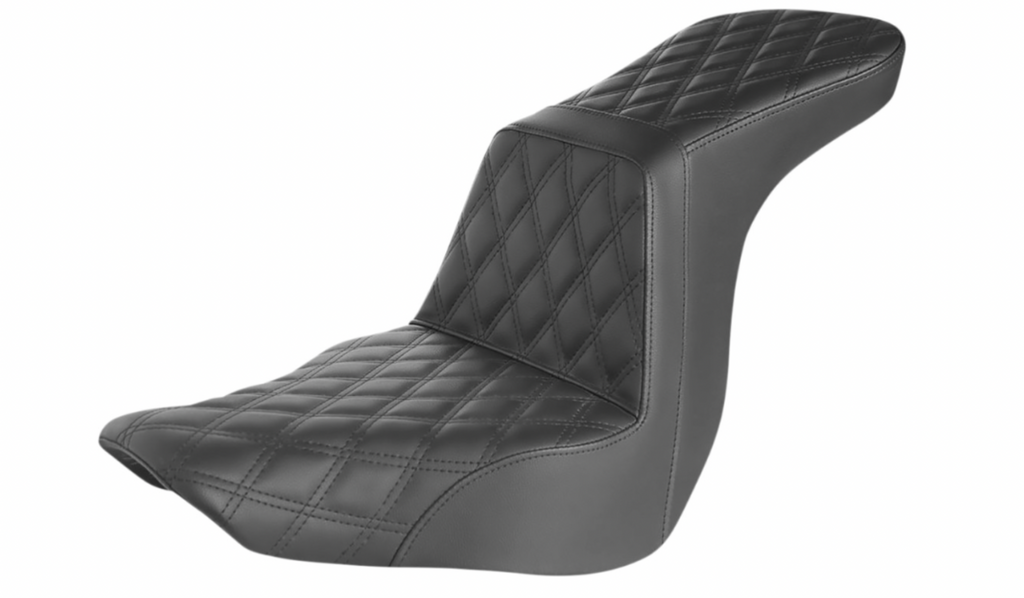 SADDLEMEN 0802-1463 818-29-195 Step-Up Seat — Full Lattice Stitch