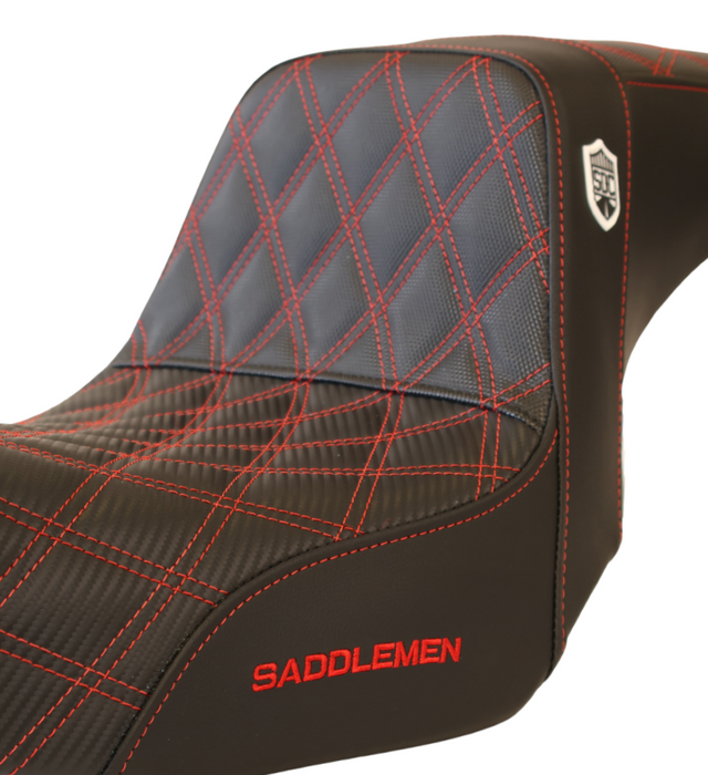 RED STITCH SADDLEMEN 0803-0629 SC80604DB Pro Series SDC Performance Gripper Seat