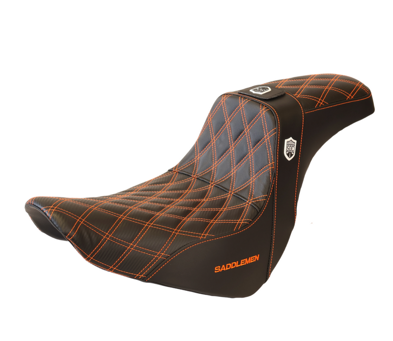 Saddlemen Orange Stitch 0802-1435 SC81829DBRT Pro Series SDC