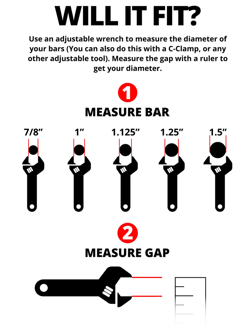 TACKFORM Mount for 1.5" Handlebars | Chrome