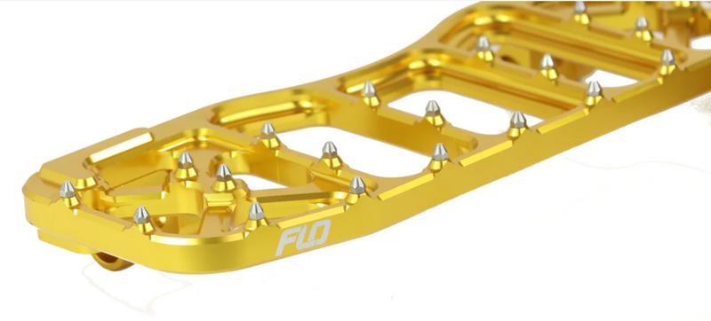 FLO MOTORSPORTS V5 BAGGER / TOURING HARLEY FLOOR BOARDS - GOLD