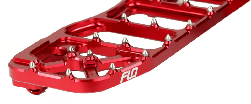 FLO MOTORSPORTS V5 BAGGER / TOURING HARLEY FLOOR BOARDS - RED