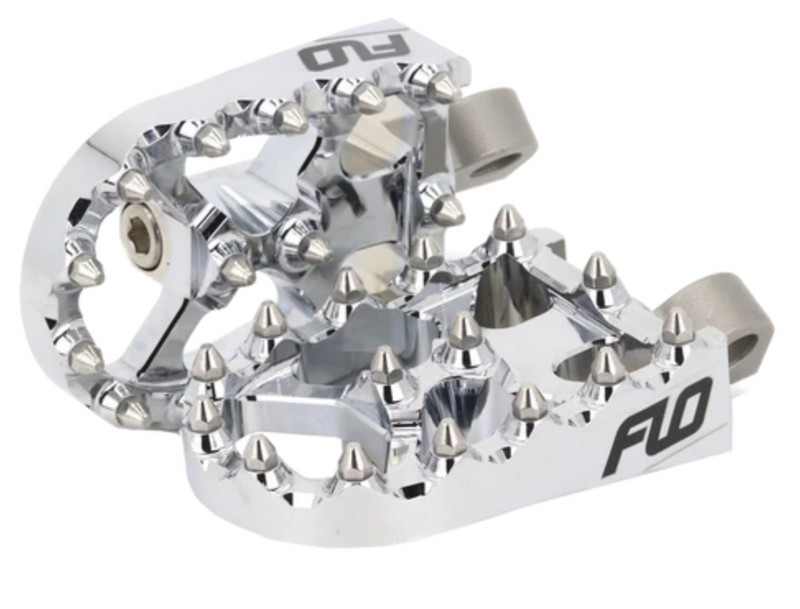 FLO MOTORSPORTS V2 MX STYLE FOR HARLEY DAVIDSON DYNA FXR SPORTSTER - CHROME