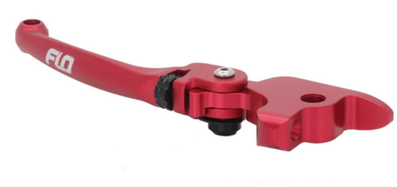 FLO MOTORSPORTS HARLEY FXD DYNA MX STYLE LEVERS 96 -17 - RED