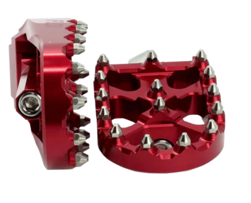 FLO MOTORSPORTS V2 MX STYLE FOR HARLEY DAVIDSON DYNA FXR SPORTSTER - RED