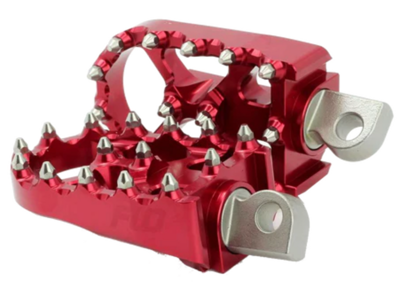 FLO MOTORSPORTS V2 MX STYLE FOR HARLEY DAVIDSON DYNA FXR SPORTSTER - RED