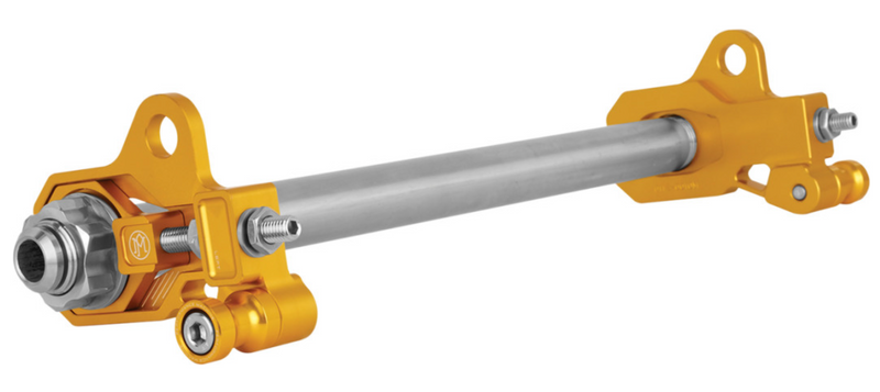 Performance Machine (pm) Axle Adjuster - 0117-0028M-G For Harley Touring 2009-2022