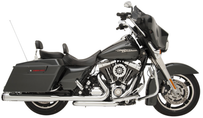 Khrome Werks 2-Into-2 Dominator Exhaust System Chrome FL With 4-1/2" Muffler - 200630 For Harley Touring 2009-2016