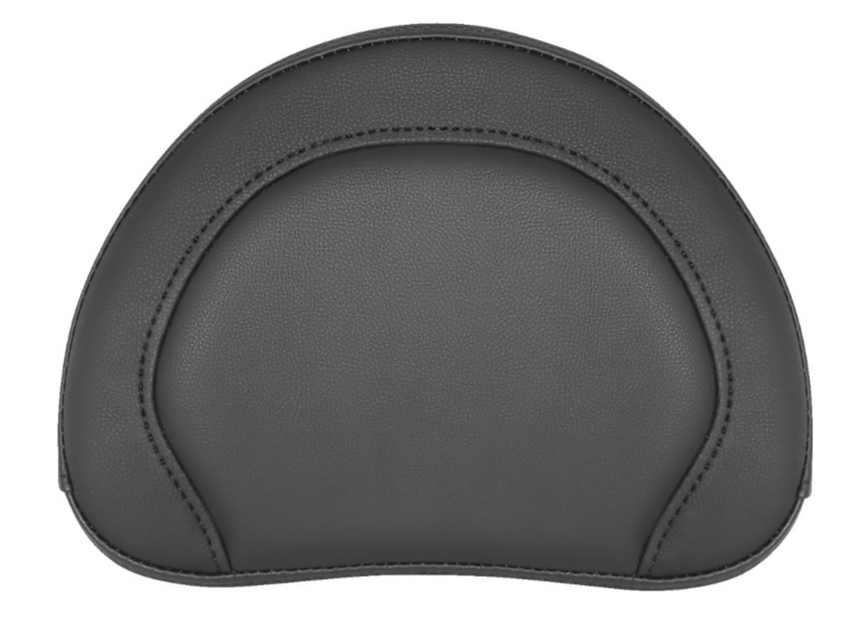 SADDLEMEN 0822-0503 051347 Universal Sissybar Pad for RoadSofa™ - Black W/Black Stitching