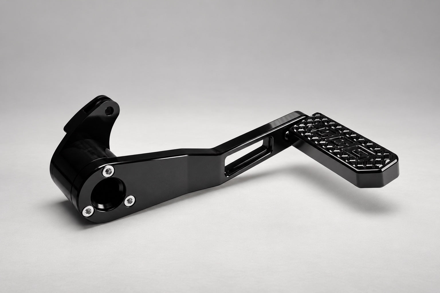 Adjustable brake arm. Black brake arm with Black pad shown.